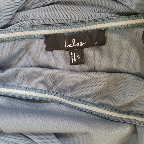 Lulus Ruched Dress - Picture 8 of 9